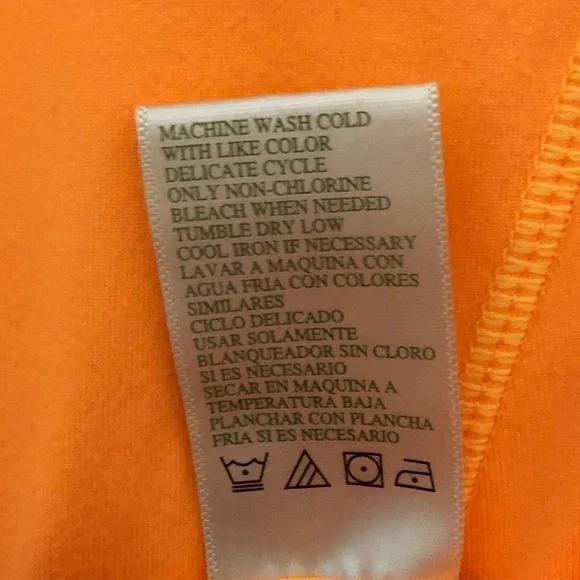 Tangerine Women's Bright Orange Zip-up Jacket Size XL - Picture 6 of 10